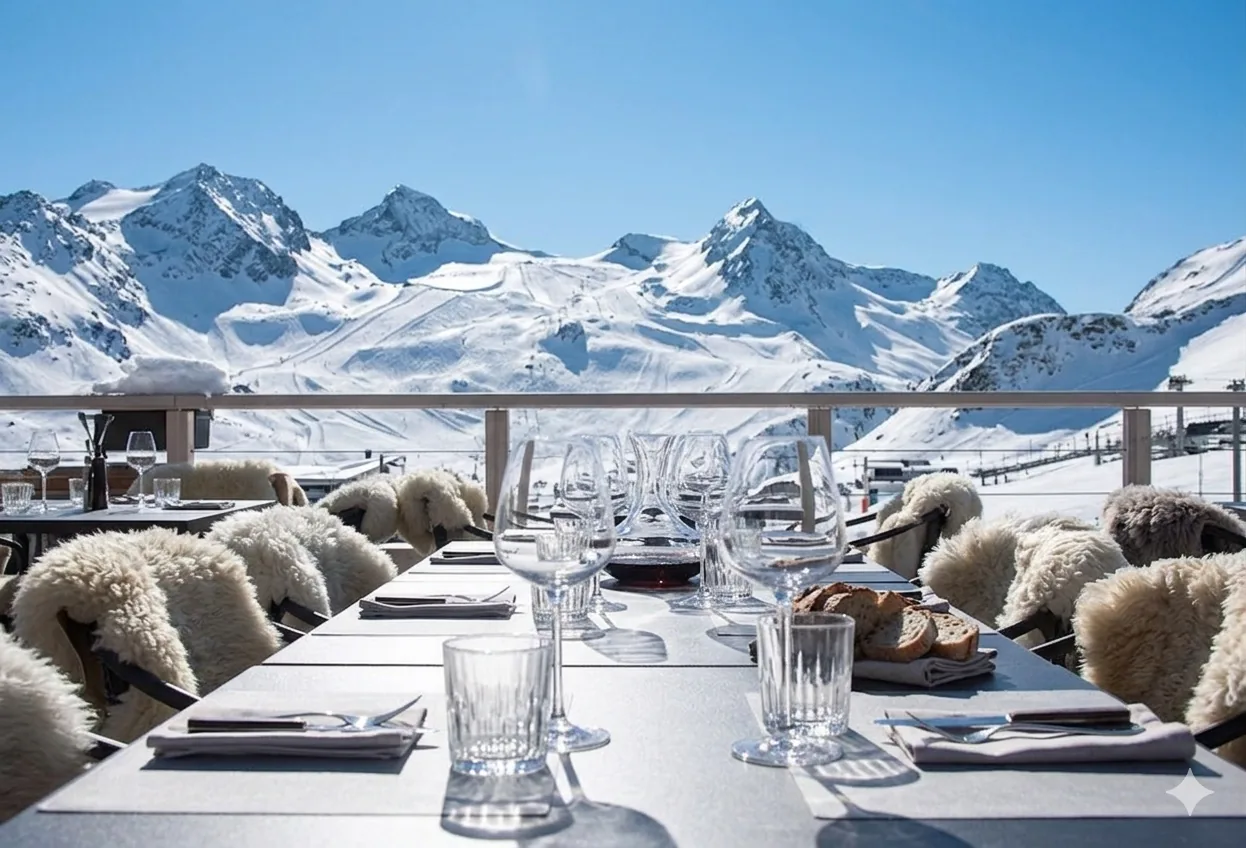 Restaurante recomendado en Baqueira Beret con ambiente de montaña y gastronomía local para esquiadores de la escuela de esquí Alpine Ski Academy